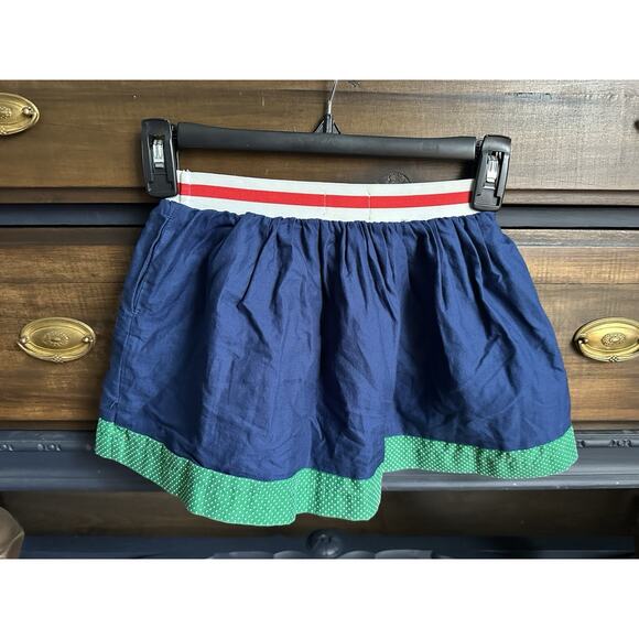 EUC MINI BODEN Kids' Horse Applique Skirt In College Navy Horse Sz 4-5 - Picture 7 of 7